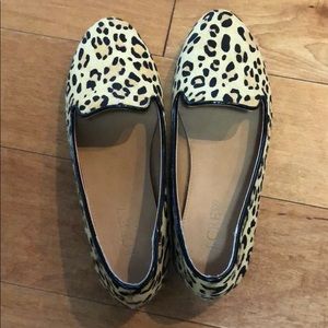 J. Crew Factory leopard print loafers